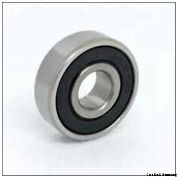 Chrome steel deep groove miniature ball bearing 607 2RS with dimension 7x19x6 mm