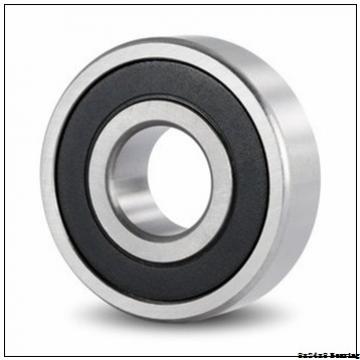 Chrome steel deep groove miniature ball bearing 628 2RSwith dimension 8x24x8 mm