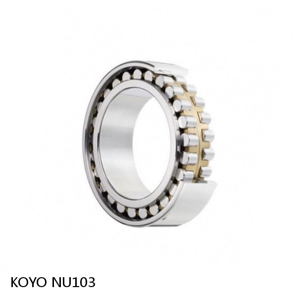 NU103 KOYO Single-row cylindrical roller bearings #1 small image
