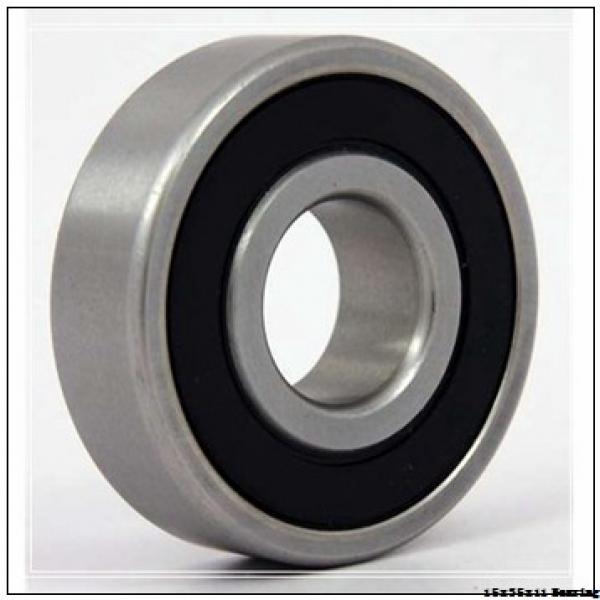 Chrome steel ball bearing 6202zz 2rs bearings 15x35x11 #2 image