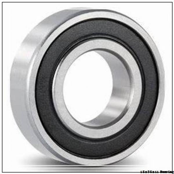 15 mm x 35 mm x 11 mm  High quality stainless steel nsk 6202 du deep groove ball bearing #2 image