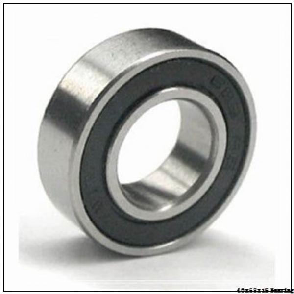 40x68x15 mm (dxDxB) HXHV China High precision angular contact ball bearing 7008 ACB/HCP4A single or double row #2 image