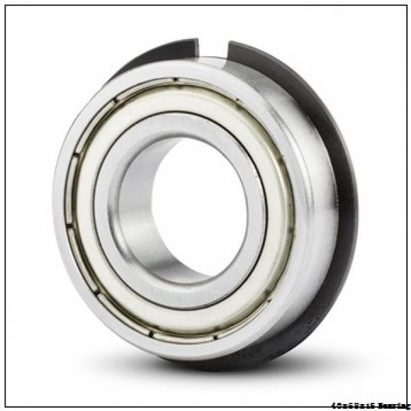 40x68x15 mm (dxDxB) HXHV China High precision angular contact ball bearing 7008 ACB/HCP4A single or double row #1 image
