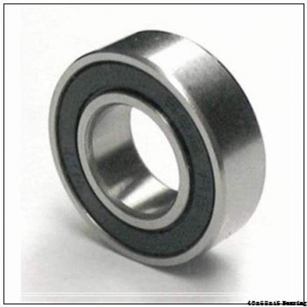 40x68x15 mm (dxDxB) HXHV China High precision angular contact ball bearing 7008 ACE/HCP4AL single or double row #1 image
