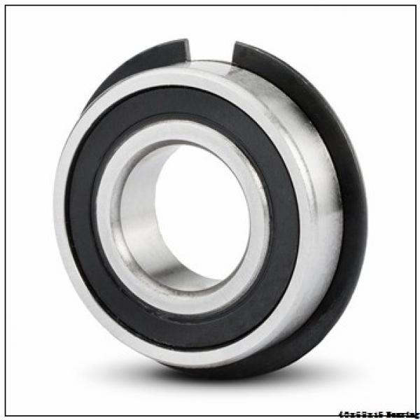 40x68x15 mm (dxDxB) HXHV China High precision angular contact ball bearing S7008 ACD/P4A single or double row #2 image
