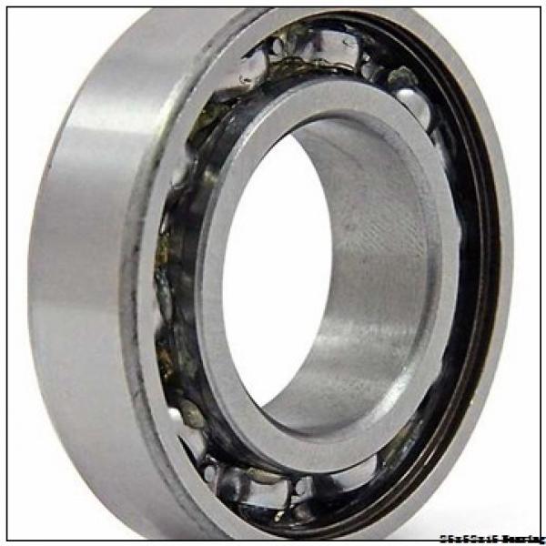 Durable dust resistant sealed ball bearing size 25x52x15 6205 2RS C3 bearing #1 image