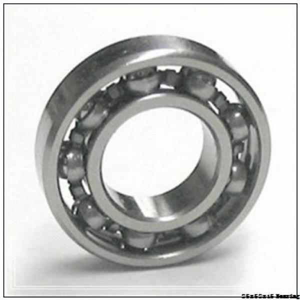 high quality aging resistance Deep groove ball bearing with size 25x52x15 mm #1 image