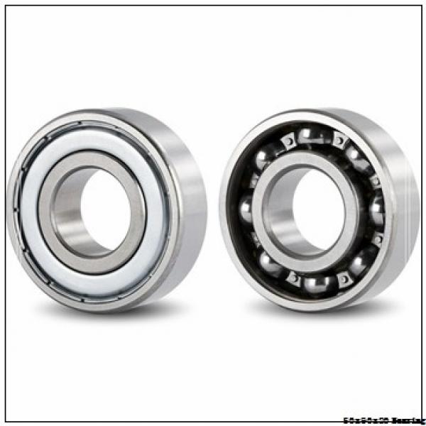 Chrome steel deep groove ball bearing 6210 ZZ size 50x90x20 mm #1 image