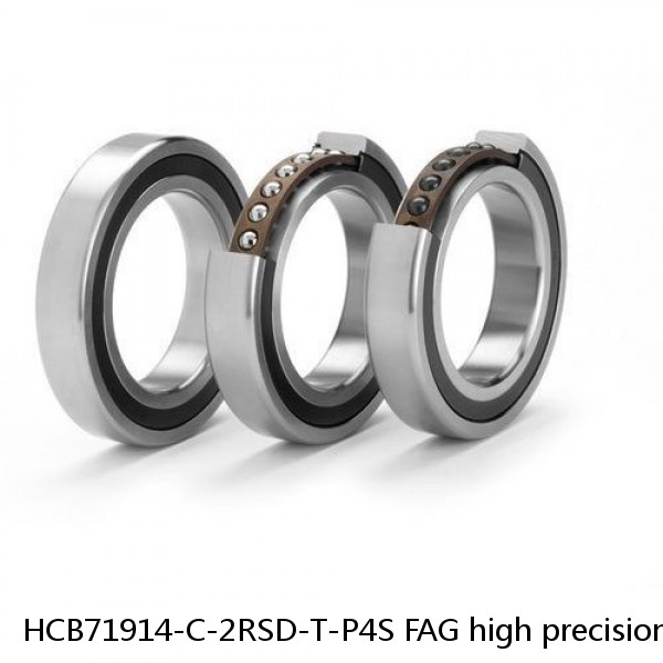 HCB71914-C-2RSD-T-P4S FAG high precision ball bearings #1 image