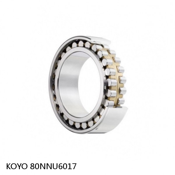 80NNU6017 KOYO Double-row cylindrical roller bearings #1 image