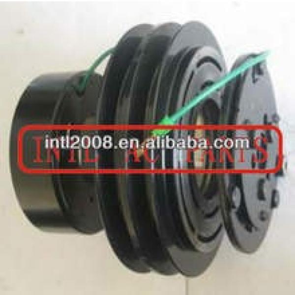 air con ac a/c compressor clutch assy Sanden 7H15 For Volvo Trucks CLUTCH assembly 2 grooves pulley 8150135 11007314 11007857 #3 image